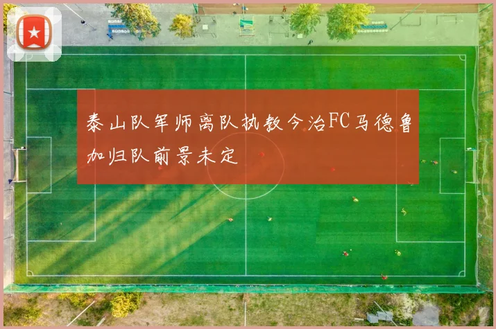 泰山队军师离队执教今治FC马德鲁加归队前景未定